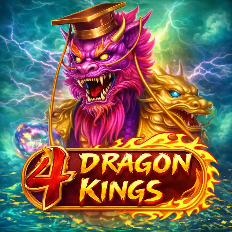 4 Dragon Kings casino slot game thumbnail