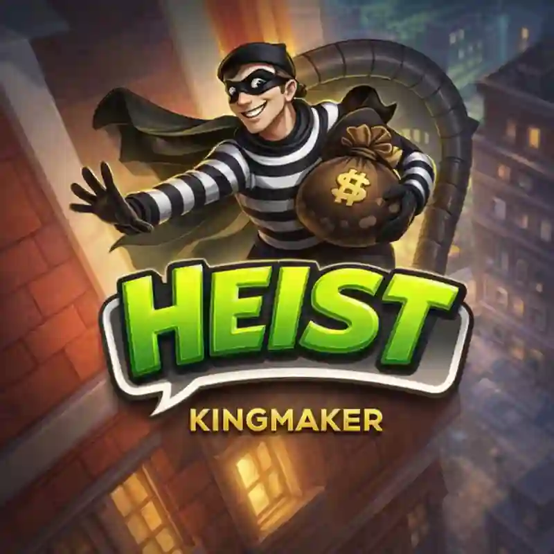 Heist action themed slot